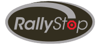RallyStop company logo featuring the red and black RallyStop brand